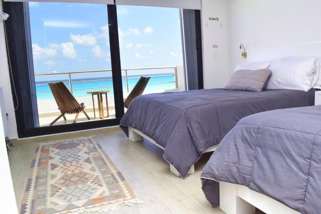 Ocean Front Villa Marlin, Best Location In Hotel Zone #109 Cancún Exterior foto